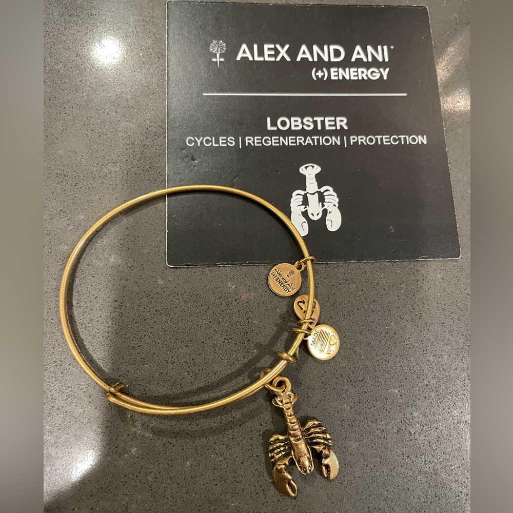 Alex and Ani Retired Lobster Bracelet